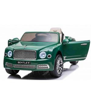 VENTA BENTLEY MULSANNE 12V VERDE, ASIENTO DE CUERO, RUEDAS GOMA - BN-MULSANNEGREEN